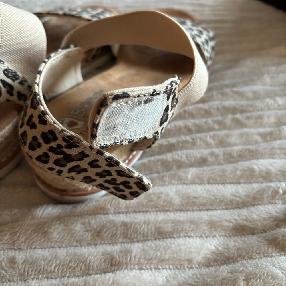 BOBS from Skechers Leopard Print Sandals - Picture 5 of 8